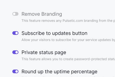 Choose what’s appear on your page